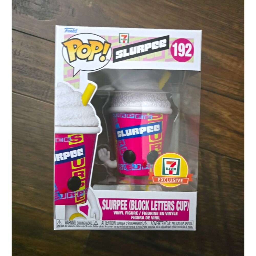 Funko Pop! Vinyl: Slurpee (Block Letters Cup) #192 7-Eleven Exclusive (2022)